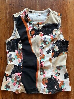 Phillip Lim for Target Abstract Floral Sleeveless Blouse